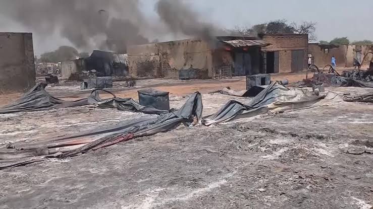 Drone strike on Abyei market