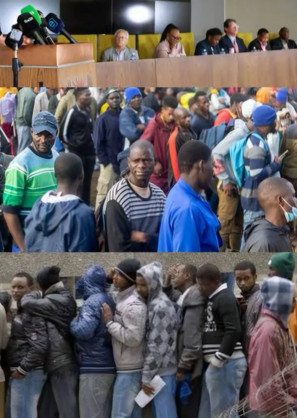 A full bench of the Gauteng High Court hears arguments on Thursday after two judges ruled in opposite directions on detaining people who say they want asylum.