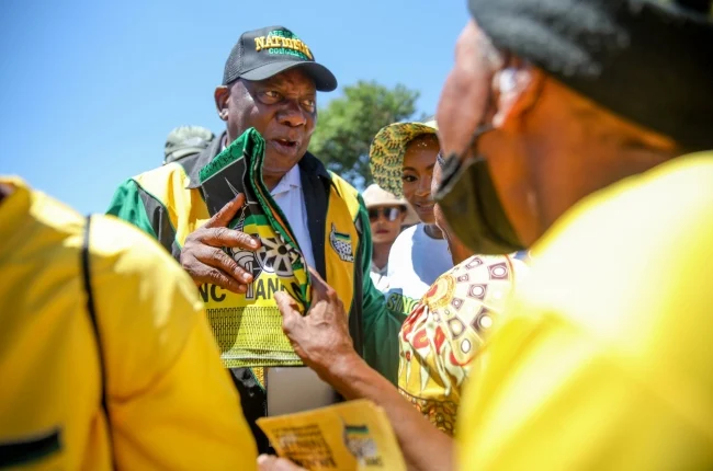 ANC president Cyril Ramaphosa